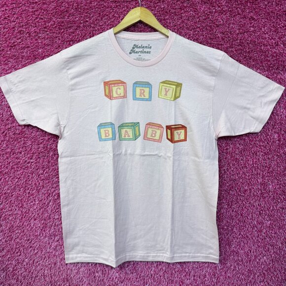 Melanie Martinez Cry Baby Letter Blocks Electro-Pop Tee 2XL - Picture 1 of 4